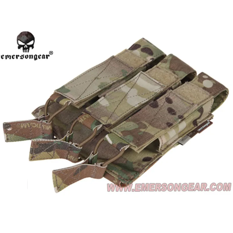 Emersongear Emerson модульный тройной MP7 маг Чехол Тактический Подсумок подсумок Wargame CS аксессуар Molle Mag Pouch