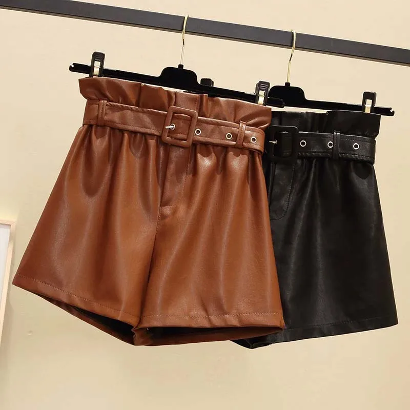 pu_leather_shorts_woman_sexy_for_women_feminino_elastic_high_waist_belt_big_large_plus_size_short_winter__taille_haute_femme_5xl_1