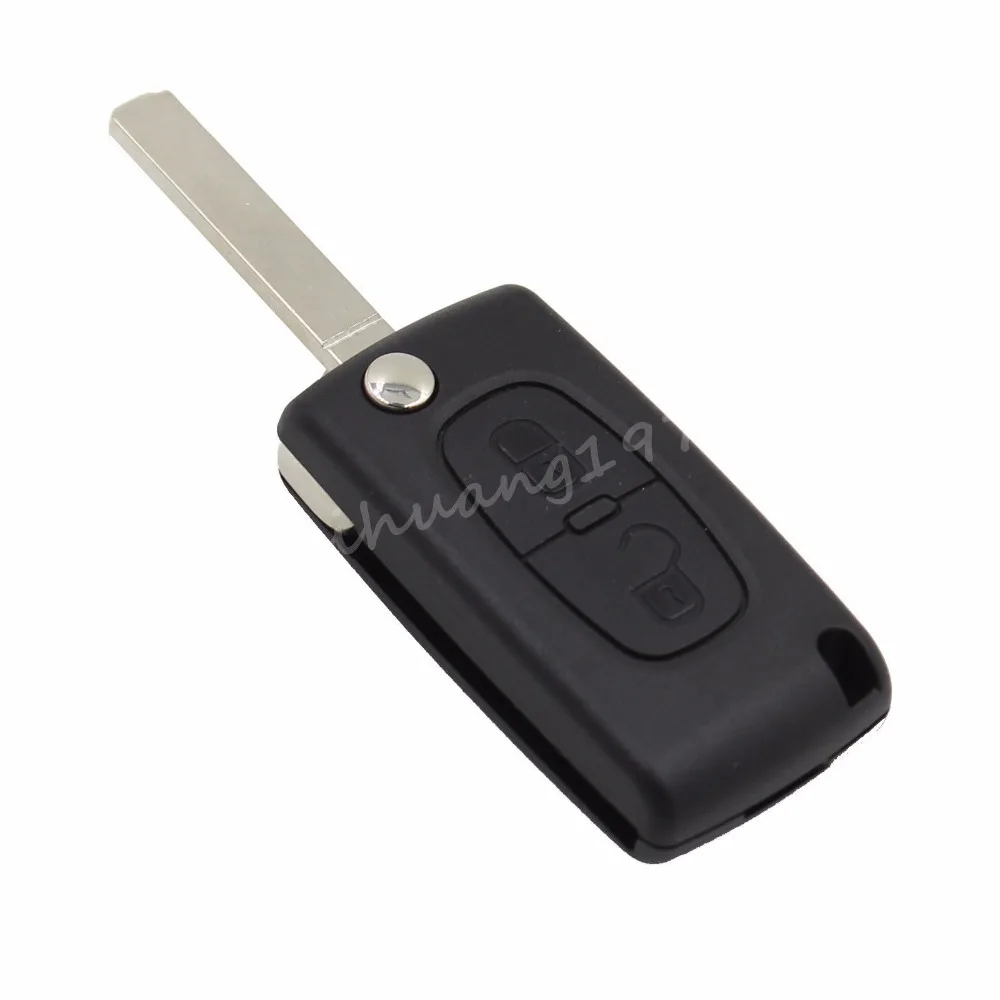 

2 BUTTON Flip Case Replace Flip Remote Key Shell fit for CITROEN C2 C3 C4 C5 C6 C8 C-Triomphe C-Quatre XSARA PICASSO ...