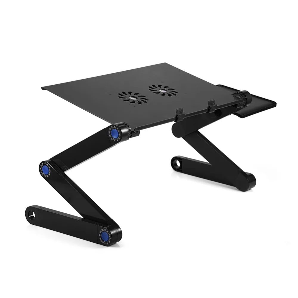 Aluminum Alloy Adjustable Foldable Laptop Desk Lap Desks Computer