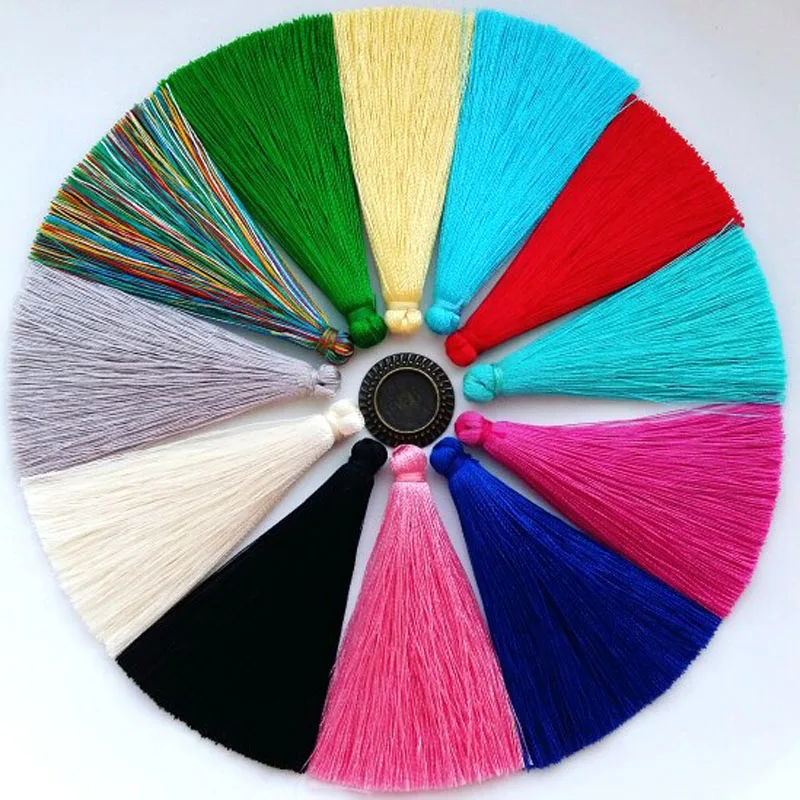 50 pcs Silk Tassels Diy For Tassels Earring Pendant Long Fringed Ribbon