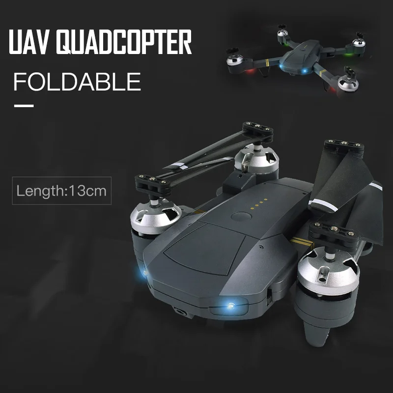 

Phoota WIFI FPV With Wide Angle HD Camera High Hold Mode Foldable Arm RC Quadcopter Drone 2.4GHz 0.3M Mini Foldable Selfie Drone