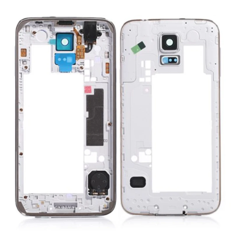 Оригинал для Samsung Galaxy S5 i9600 G900F G900M G900H G900P средняя задняя рамка Шасси пластина