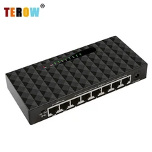 8 Порты и разъёмы SPOE сетевая переключатель 5-60V Питание SPOE сетевой коммутатор 10/100 Мбит/с 6 камеры наблюдения