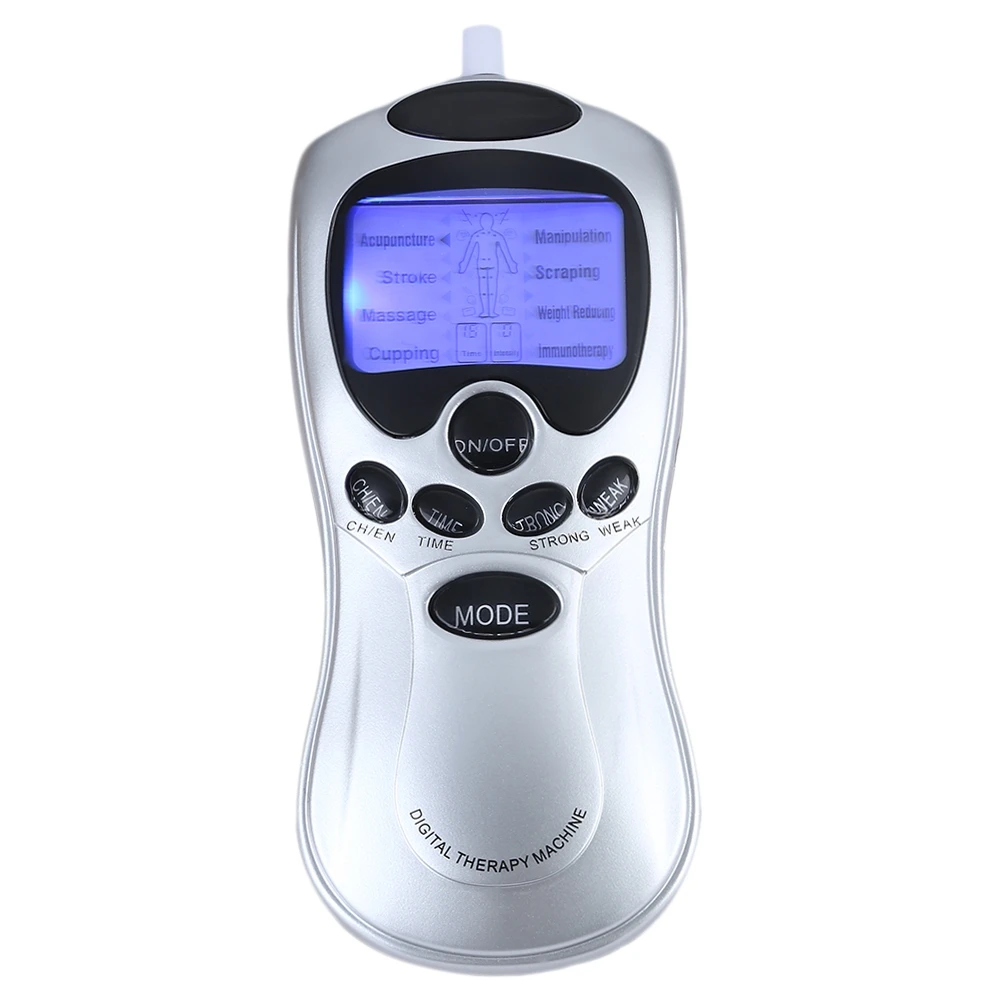 YihCare 4 Electrode Tens Acupuncture Digital Therapy Machine Massager Electronic Pulse Back Pain Relief Body Slimming Apparatus