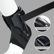 1 PCS Ankle Support Brace Adjustable Lace Up Ankle Stabilizer Wrap for Sprain Injury Recovery Sports Fitness Protector Men Women 1pcs ankle support brace stirrup sprain stabilizer guard ankle sprain aluminum splint