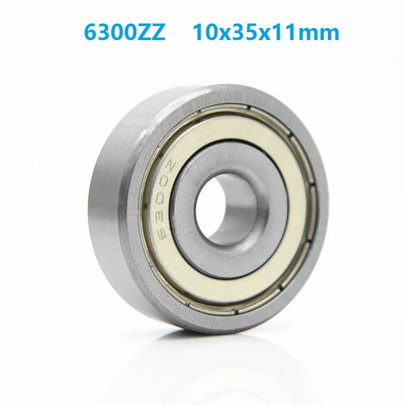 

50pcs/lot 6300ZZ 6300-2Z 6300 ZZ Z 10*35*11mm Deep Groove Ball Bearings 10x35x11mm 6300Z