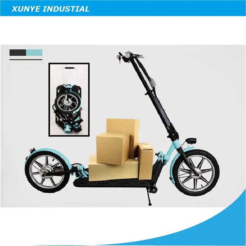 Flash Deal O001 New Design Adult Folding Electric Foldable Scootter, 16" Lithium Battery Two Wheels Foldable, Portable Electric  Scooter 2