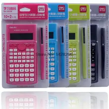 Scientific Calculator Colored calculadora Solar power electronics textbooks Stationery office material School supplies deli33230