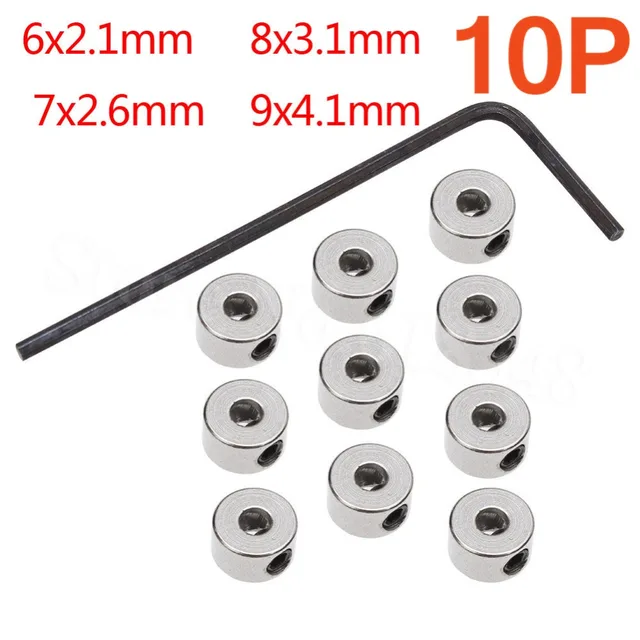 Cheap 10 PCS Plated Wheel Collar Landing Gear 6x2.1mm 8x3.1mm 9x4.1mm RC Airplane Model Aeroplane Parts Aeromodelling Aircraft Cheap 10 PCS Plated Wheel Collar Landing Gear 6x2.1mm 8x3.1mm 9x4.1mm RC Airplane Model Aeroplane Parts Aeromodelling Aircraft