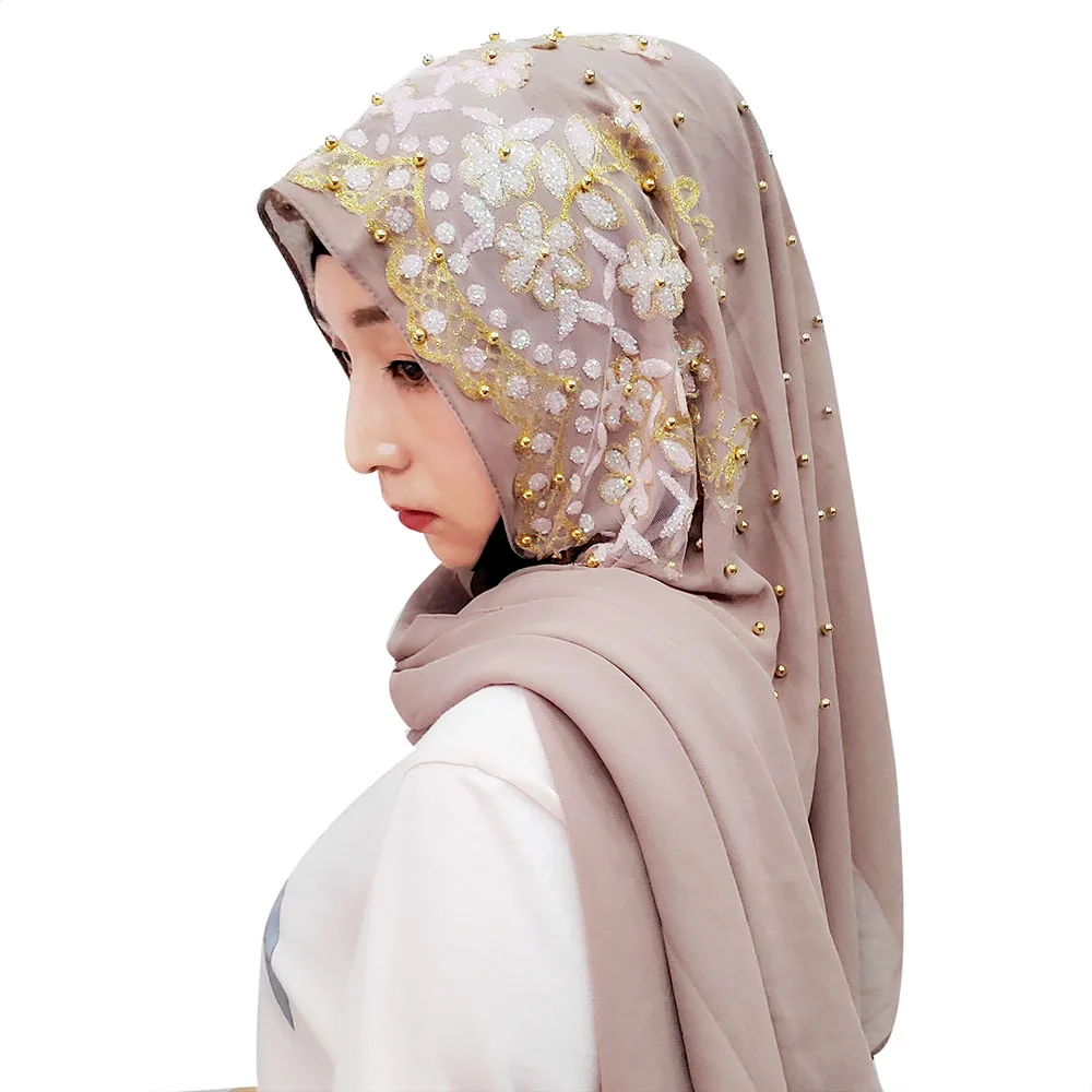 BOHOWAII Модные женские хиджаб из Джерси исламский мусульманский шарф высокого качества шифон длинные Хиджабы Саудовская Аравия головные
