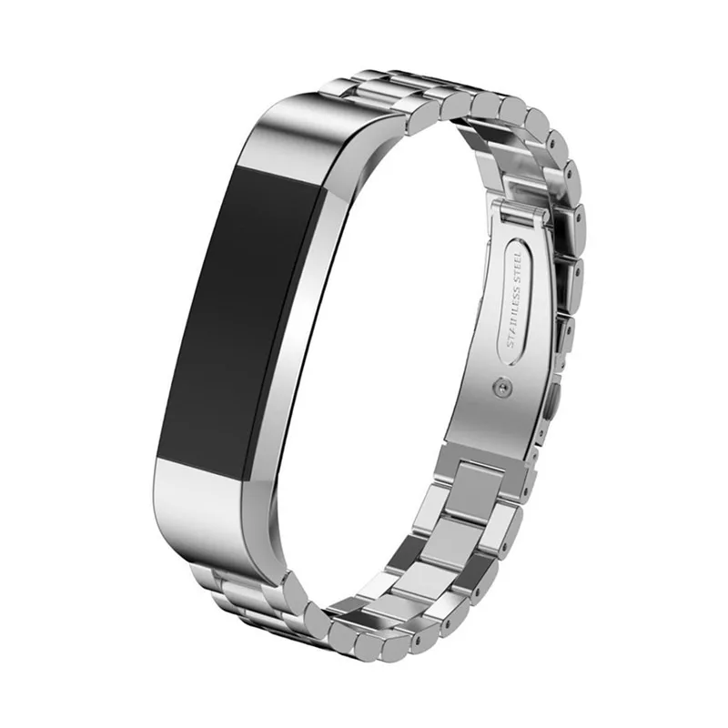Ремешок из нержавеющей стали для fitbit alta HR replacment браслет высокометаллический умный ремешок для часов для fitbit alta черный серебристый