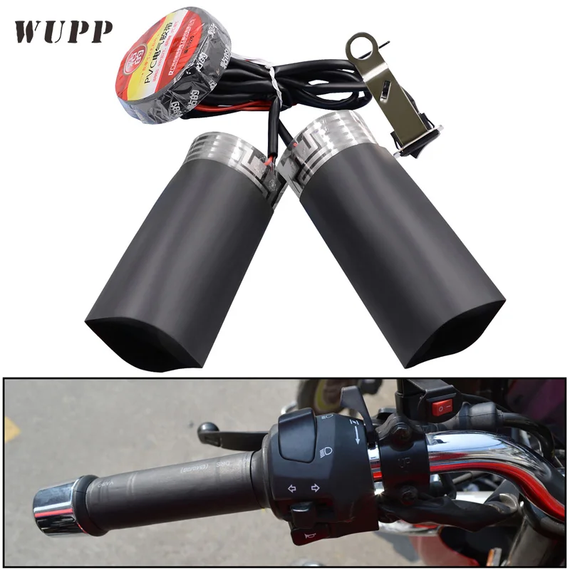 

WUPP Motorcycle Dc12V Heated Handle Grip Universal Warmer Motorcycle Grips DIY Winter Grips Motorcycle For Suzuki Motocross
