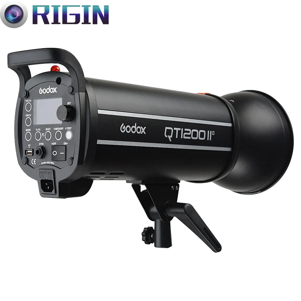 

Godox Quicker Series QT-1200IIM High Speed Sync Godox 2.4G Wireless X System Professional Studio Flash Power Max 1200WS GN102