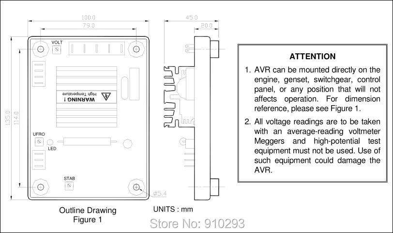 universal avr circuito para genset