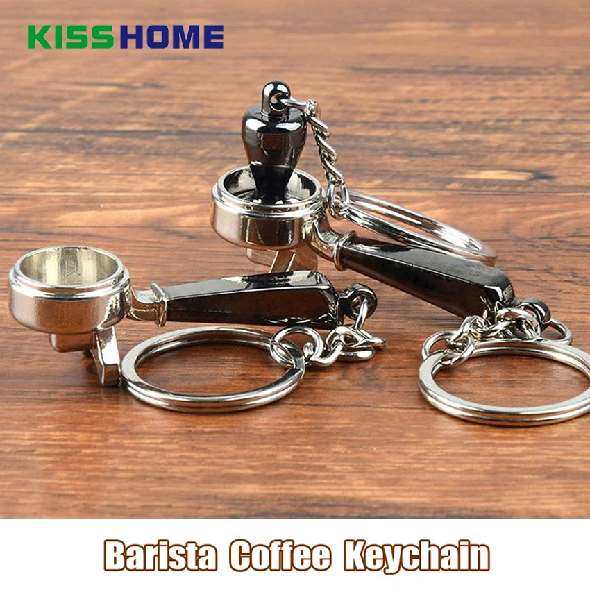 الإبداعية باريستا سدادة قهوة المفاتيح ماكينة القهوة مقبض موكا القاذف كيرينغ المحمولة Coffeeware إسبرسو الاكسسوارات هدية