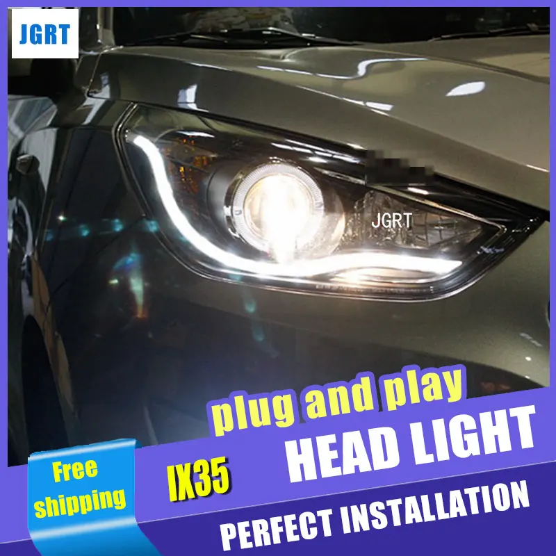 Buy Car styling LED Head Lamp for Hyundai IX35 led