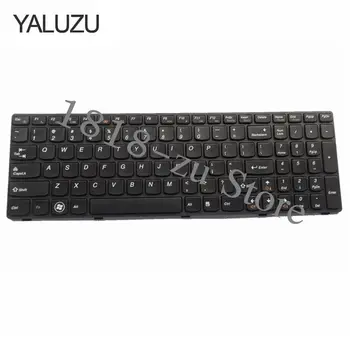 

YALUZU US English Keyboard with Frame for Lenovo IdeaPad Y570N Y570N-ISE Y570NT Series