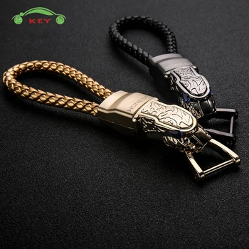 

Leopard Car Key Ring Metal Auto Keychain for Land Rover Range rover Lexus RX330 BMW KIA Honda Subaru Men Key Holder Accessories