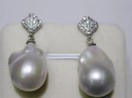 

Miss charm 0000274 fashion White fresh water pearl Earring Handmade"Alloy