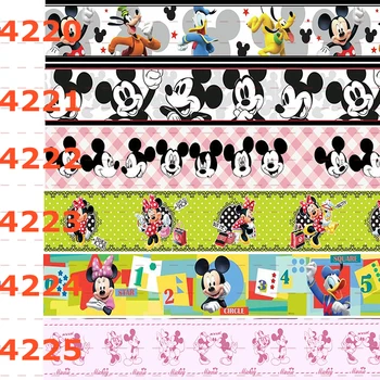 

10yards - different sizes - Cartoon pattern printed Grosgrain ribbon - Cartoon animal ribbon /180716-4220-4225
