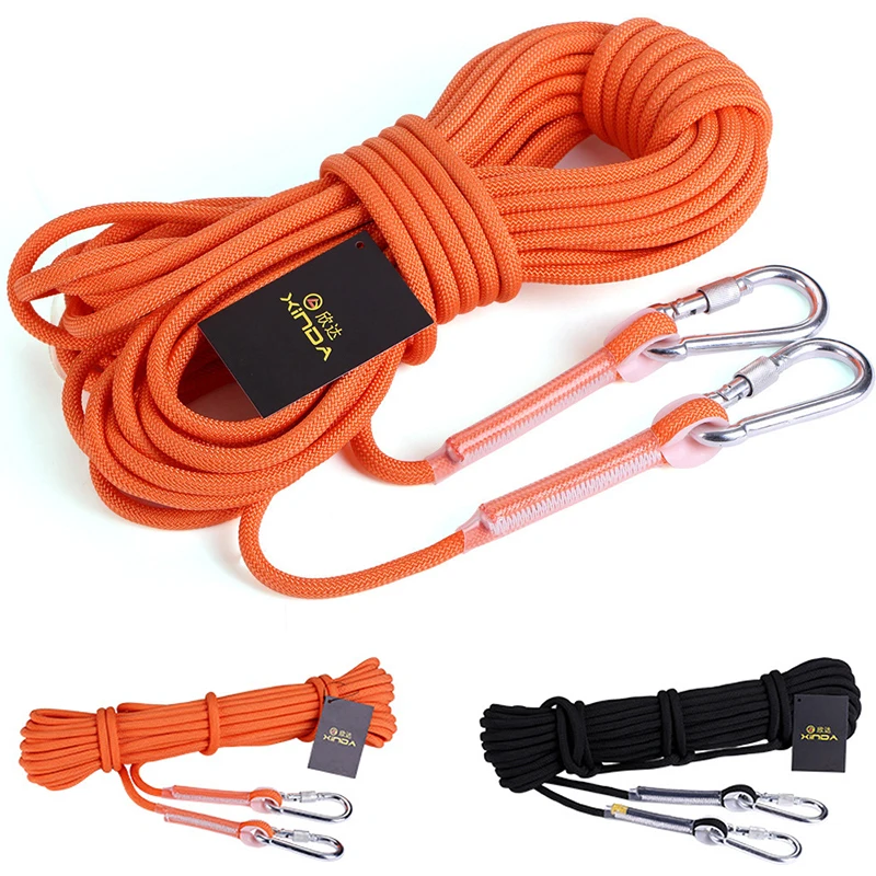 Professional 10M Outdoor Rock Climbing Rope Hiking Accessory 10mm