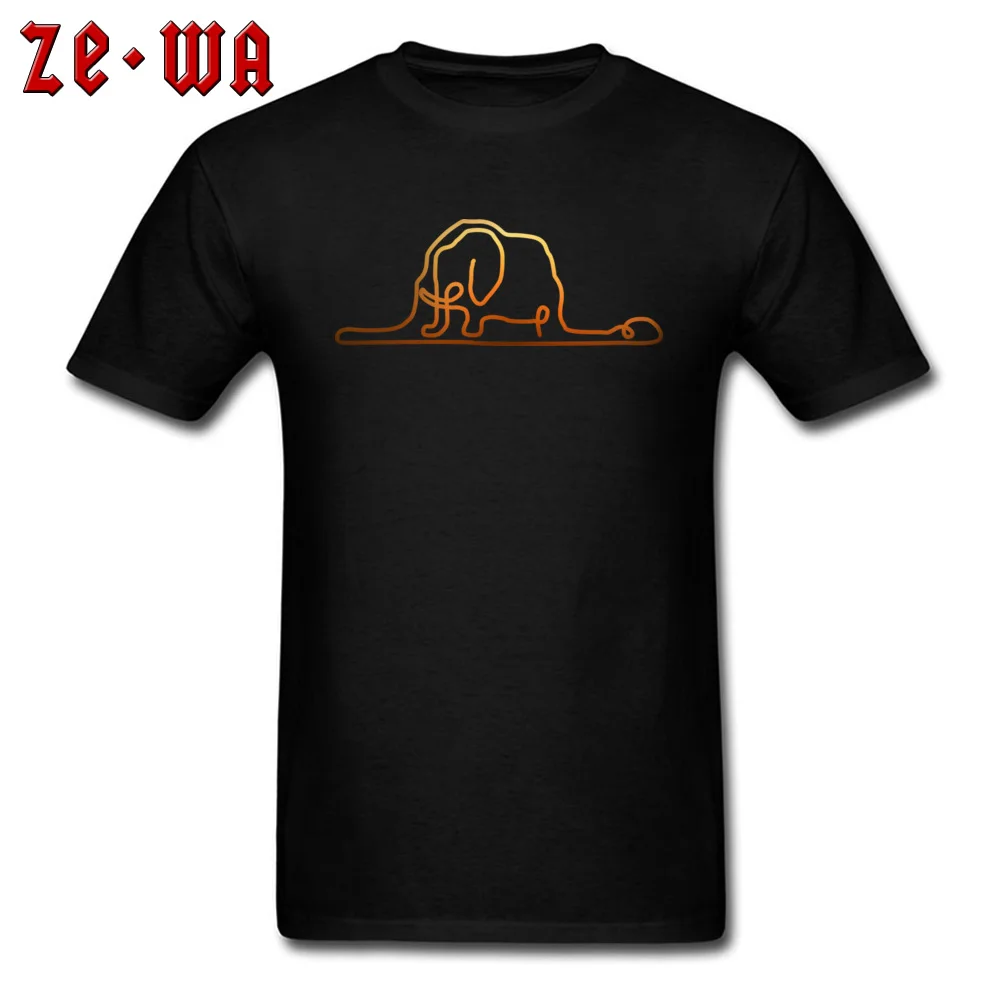  Men T-Shirt Hat Elephant Custom Tops Shirts Pure Cotton O-Neck Short Sleeve 3D Printed Tee-Shirt NEW YEAR DAY Hat Elephant black