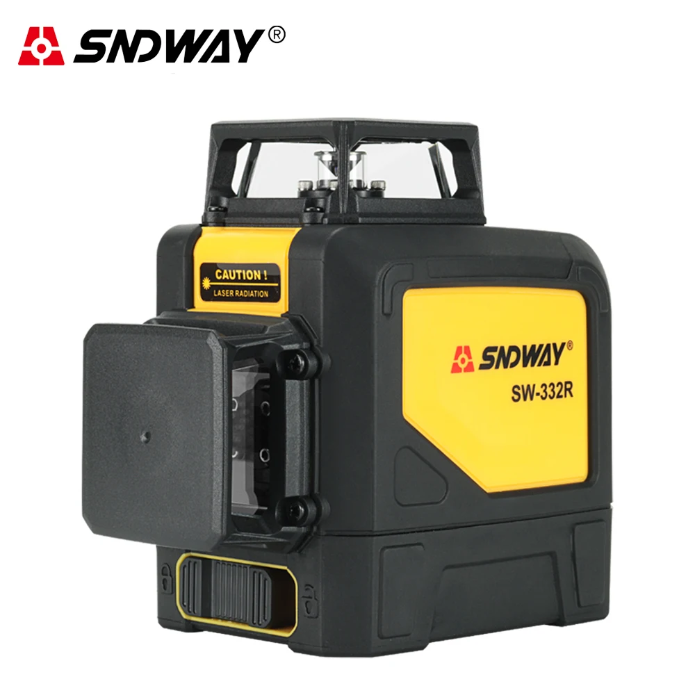 

Sndway 8 lines 2D Laser Level Self-Leveling 360 Horizontal And Vertical Cross Powerful Red Laser Beam Line leveler SW-332R