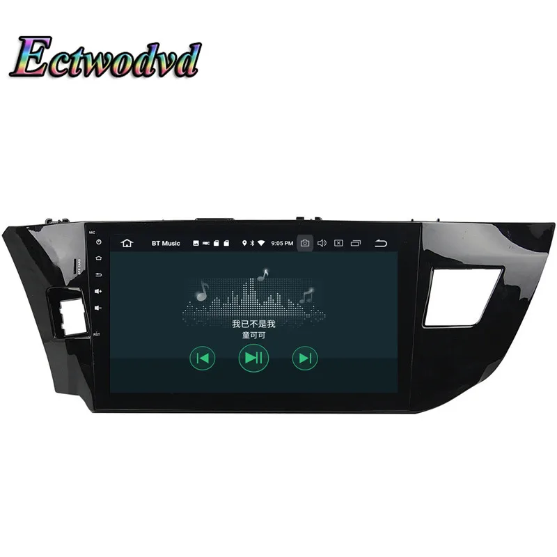 Best Ectwodvd Octa Core 4G RAM 64G ROM Android 9.0 Car Multimedia DVD Player GPS HeadUnit for Toyota Levin 2013 2014 2015 12