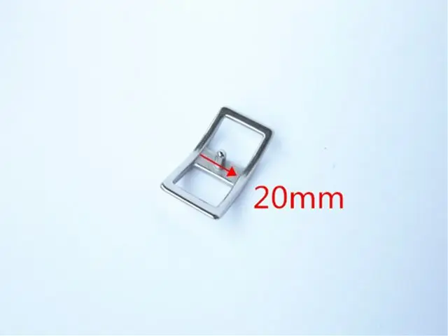 20mm 10 шт. в партии, нержавеющая сталь, пряжка, конский жгут, фитинги, Регулируемая Сексуальная Пряжка, 16 мм, подвязка, пряжка для ремня, для сумки - Цвет: 20mm