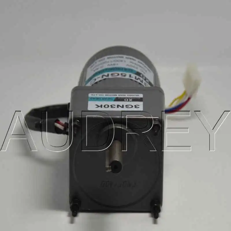 15 Вт Шестерни редуктор AC220V 0.45A Медленно двигателя 500-10 об/мин механический положительный задний небольшой мотор-фазный асинхронный двигатель