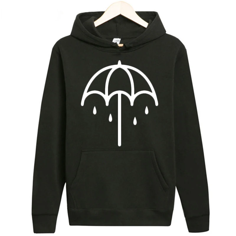  Causal Hip Hop Sudaderas Solid Color Cotton Long Sleeve Hoodies Men Clothes Bring Me The Horizon Pr