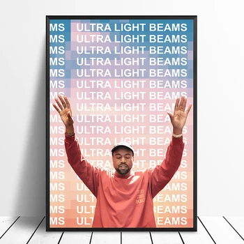 

Kanye West Singer Music Poster Hip Hop RapPrint Music Band Star Poster Wall Art Painting Room Home Decor Canvas Print A12