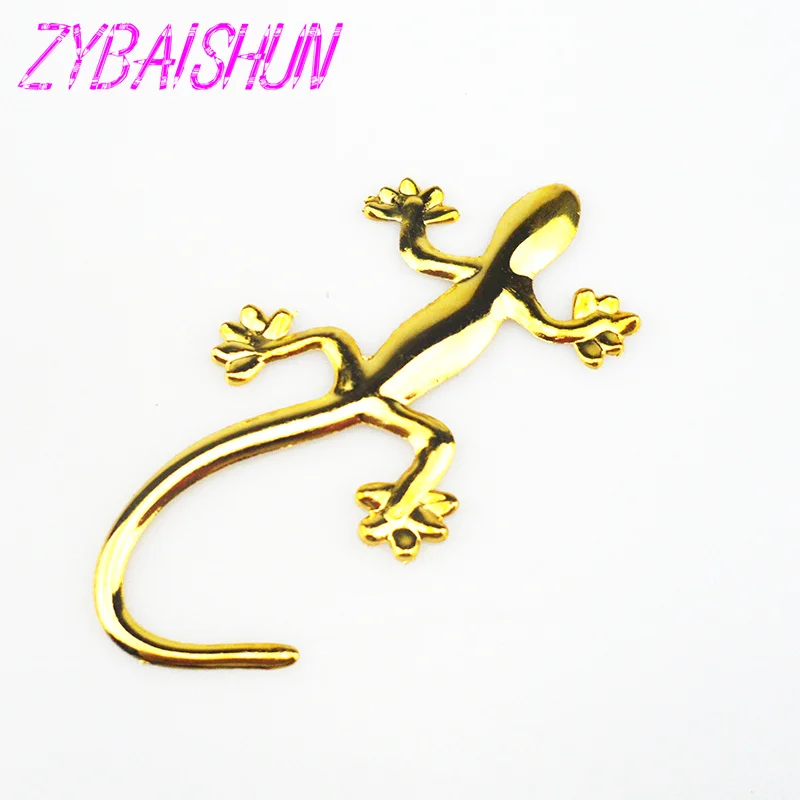 ZYBAISHUN 3D Gecko Car Badge Emblem Stickers for Audi all series Q3 Q5