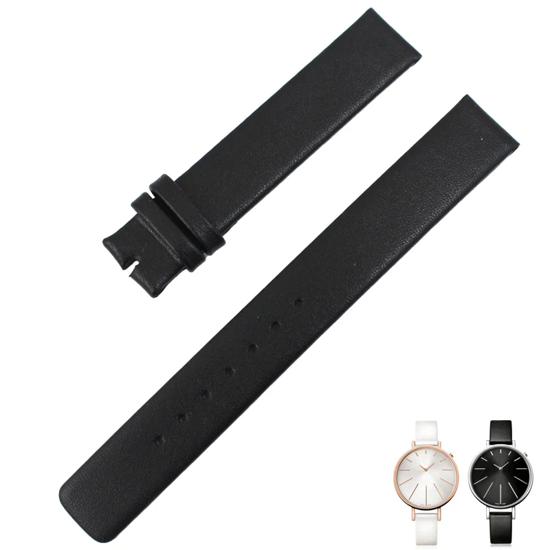 

CK leather strap K3E236 K2B231 K3N231 leather belt watch strap