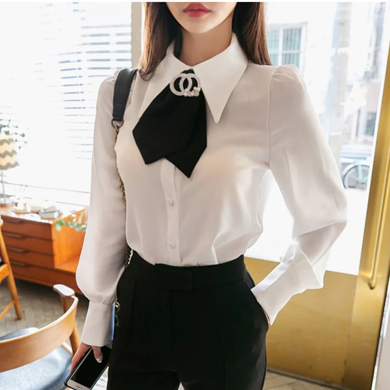 

Shirts Women Simple Solid Single Breasted All-match Trendy Womens Leisure Korean Style Students Loose High Quality Chic Blouses