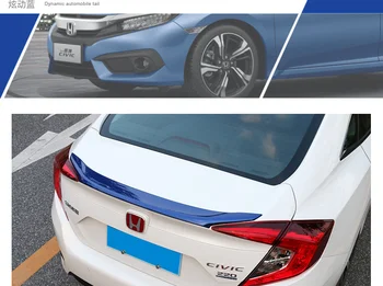 

Fit for Honda for civic The ten generation ABS rear spoiler rear wing DIFFERENT color spoiler