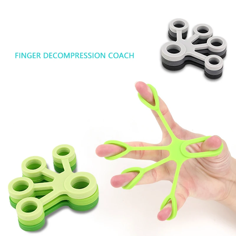 

Decompression Antistress Finger Trainer Ring Fidget Training Finger Sensory Toy for Autism ADHD Increase Focus Sensory