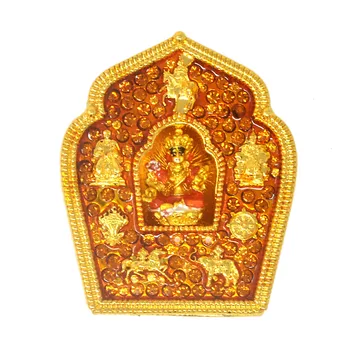 

Golden Tara Home Protection Amulet Feng Shui Key Chain