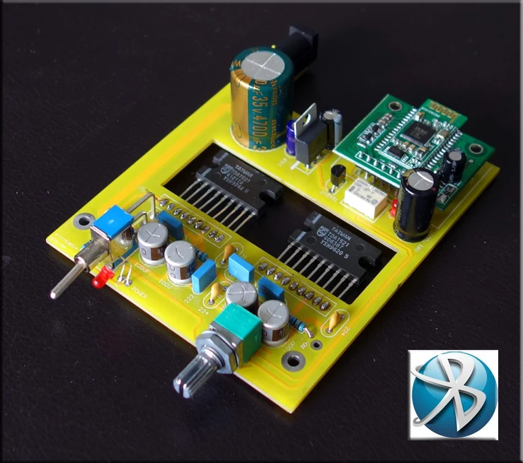 Одиночная Плата усилителя постоянного тока 15 32 В Classic TDA1521 BTL Bluetooth ISSC 4 0 30 Вт +