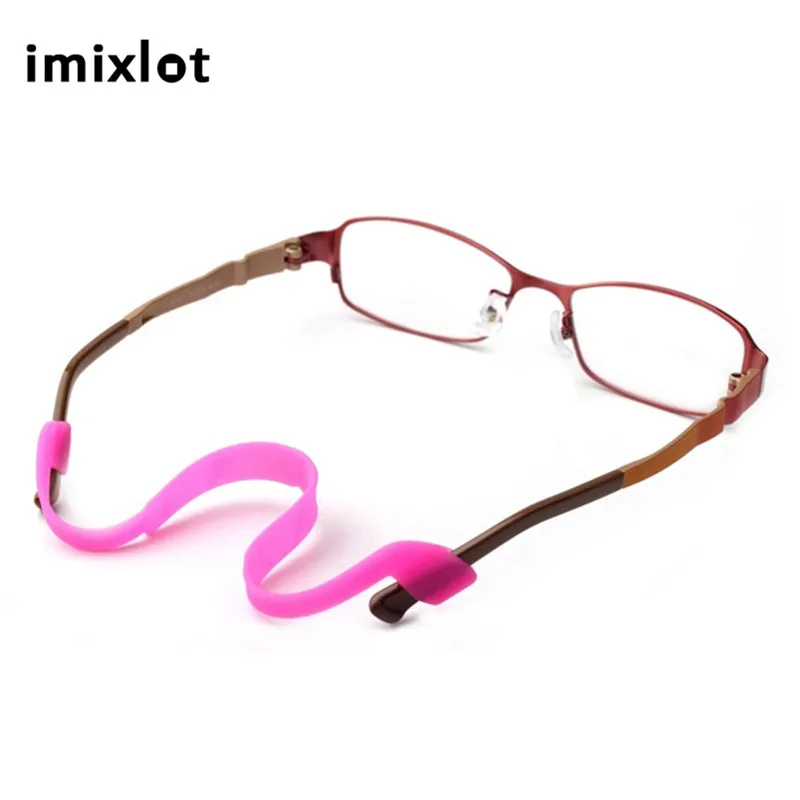 IMIXLOT Eyeglasses Cord Silicone Head Band Strap Cord Glasses Safety
