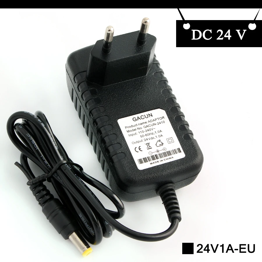 AC DC 24 V адаптер питания 24 V 1A адаптер питания EU US Plug Swiching 220V 24 V адаптер питания для Led светильник