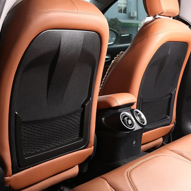 Piezas de corte Interior automotriz de fibra de carbono para accesorios de coche Alfa Romeo giulía 2017