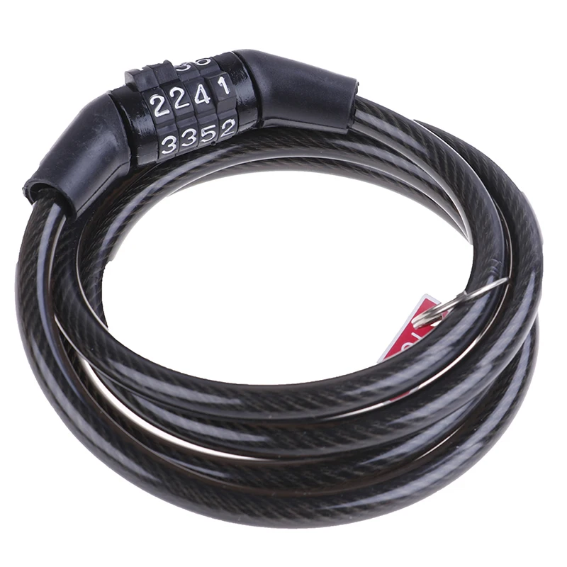 Противоугонная велосипедная Блокировка Катушка кабеля из нержавеющей стали для мотоцикла замка