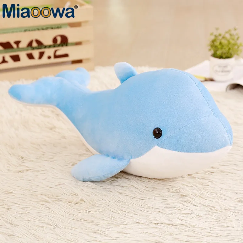 Miaoowa 1pc 40cm Lovely Dolphin Plush Toy Cartoon Stuffed Animal Fish Doll Cute Toys Gift for Children Creative Birthday Present