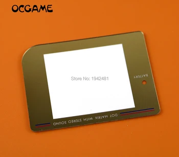 

ChengChengDianWan high quality Golden Color Plastic Screen Lens For GB Console 10pcs/lot