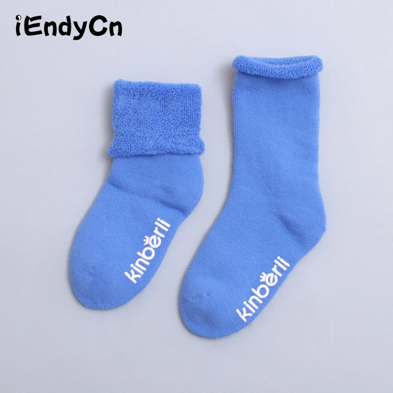 

3 Pair Baby socks cotton winter thickening cotton 0-3 year old children terry socks GXJ081