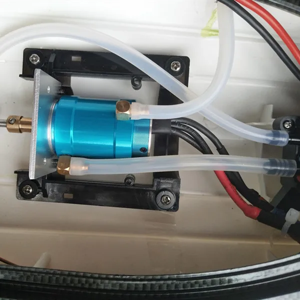 CNC عالية الدقة المياه تبريد المحرك غطاء سترة ترقيات قطع غيار معدنية ل Feilun FT011 R/C سباق عارض قوارب CNC عالية الدقة المياه تبريد المحرك غطاء سترة ترقيات قطع غيار معدنية ل Feilun FT011 R/C سباق عارض قوارب