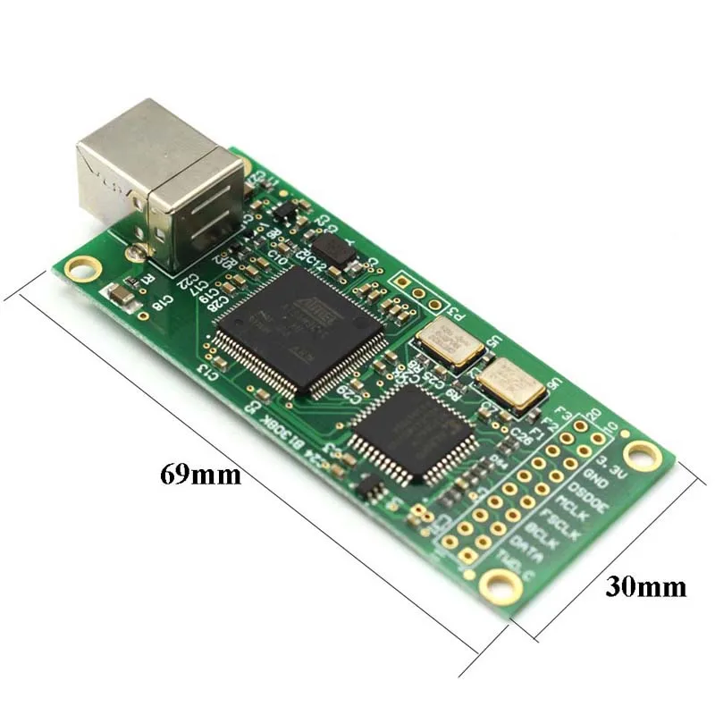 HIFI Combo384 USB к IPS цифровой интерфейс относится к Amanero usb iis поддержка DSD512, 32 бит/384 K E3-003