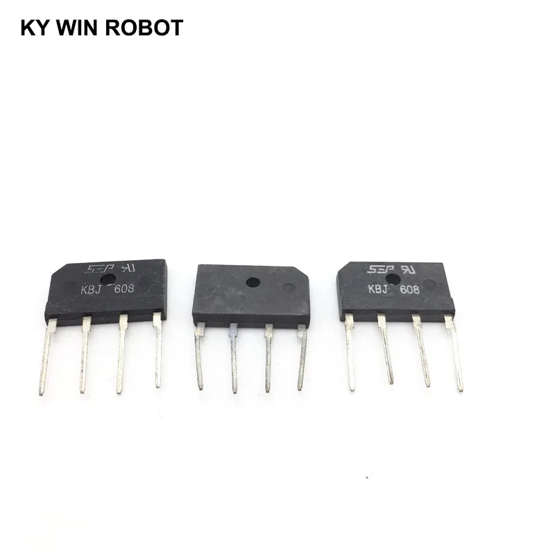5PCS 6A 800V DIP-4 diode bridge rectifier KBJ608